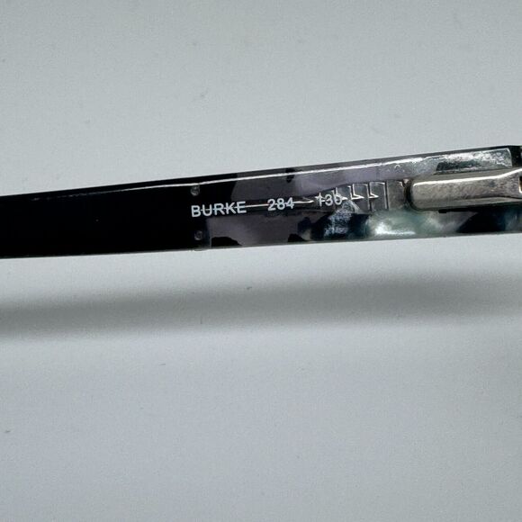 BANANA REPUBLIC Burke Black/ Silver Steel Mens Eyeglasses Frame 51-17-135 H14516 - Picture 6 of 8